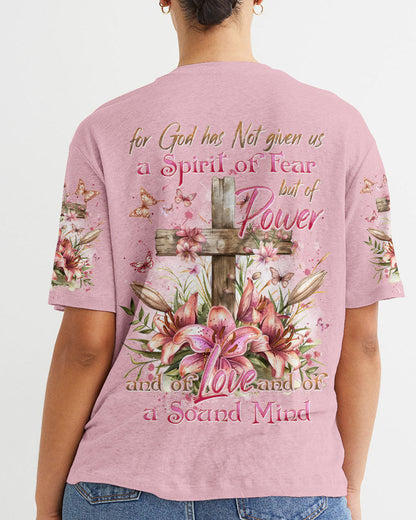 Power Love And Sound Mind Women's All Over Print Shirt - Tytd2603243, easychoo.com