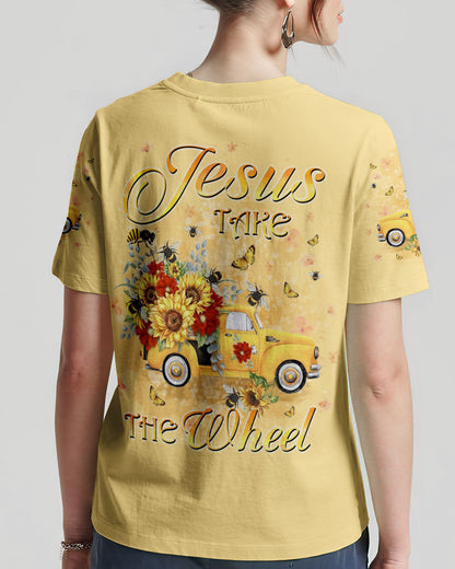 Jesus Take The Wheel Women's All Over Print Shirt - Yhkd2702244, easychoo.com
