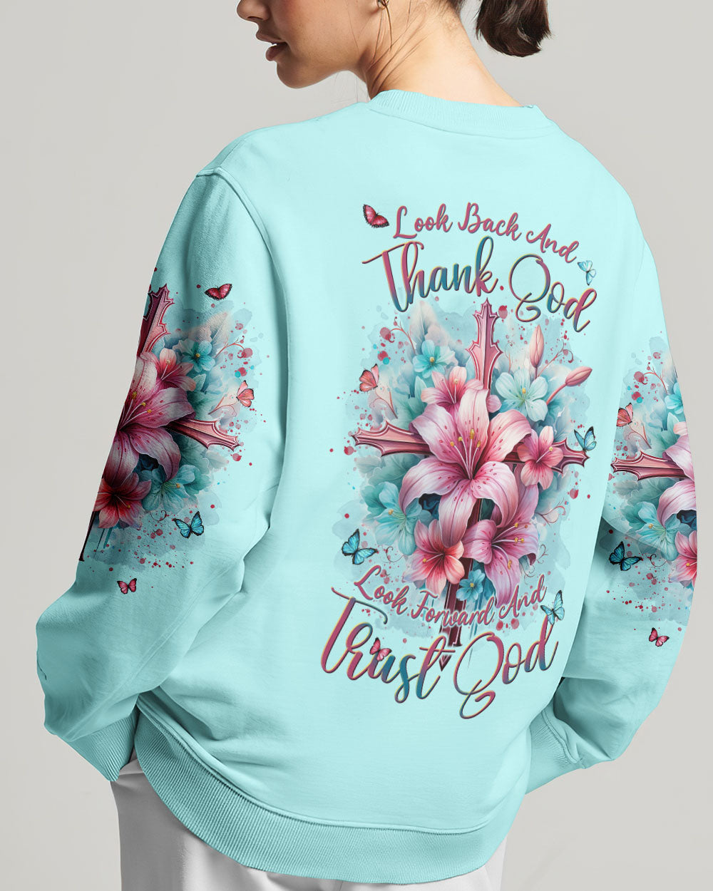 Look Back And Thank God Women's All Over Print Shirt - Tlnt1602242, easychoo.com