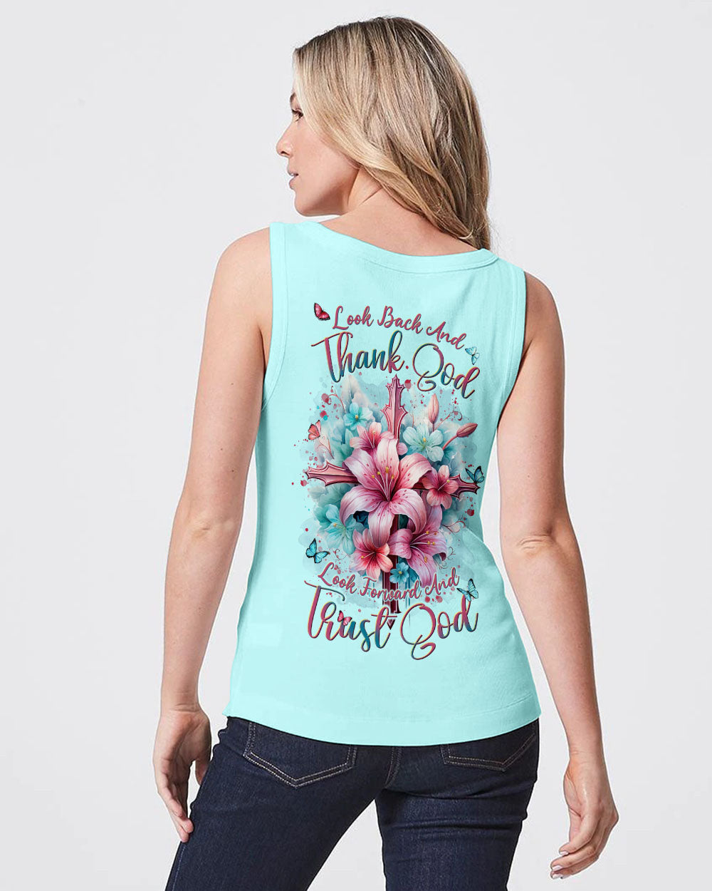Look Back And Thank God Women's All Over Print Shirt - Tlnt1602242, easychoo.com
