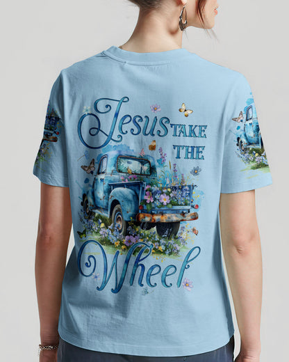 Jesus Take The Wheel Women's All Over Print Shirt - Tyqy2802243, easychoo.com