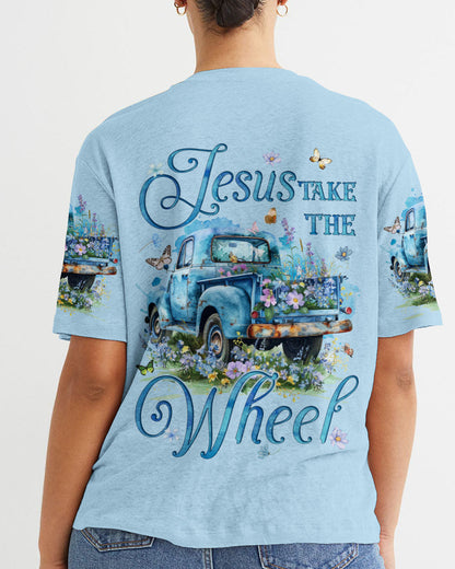 Jesus Take The Wheel Women's All Over Print Shirt - Tyqy2802243, easychoo.com
