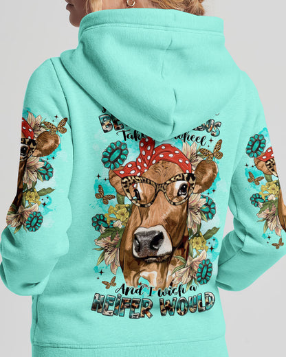 Living Life Somewhere Between Jesus Cow Women's All Over Print Shirt - Tltr2311233, easychoo.com