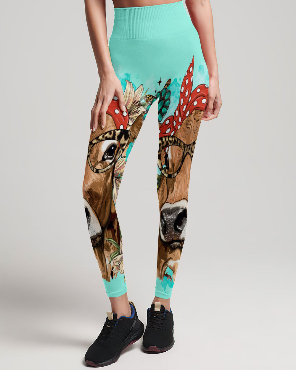 Living Life Somewhere Between Jesus Cow Women's All Over Print Shirt - Tltr2311233, easychoo.com