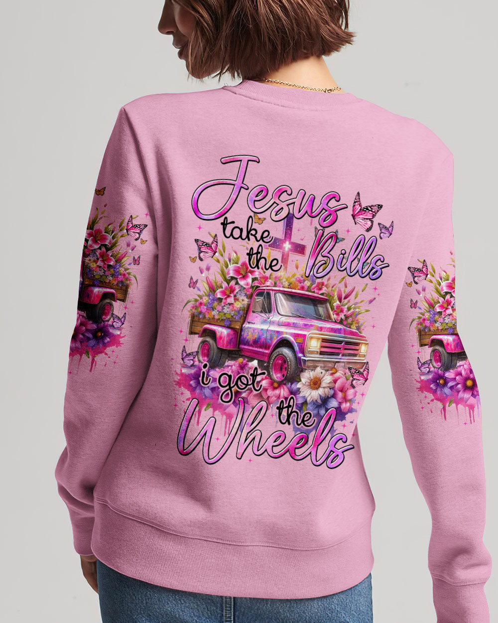 Jesus Take The Bills Women's All Over Print Shirt - Tytm1811233, easychoo.com