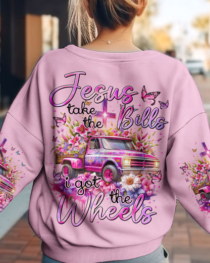 Jesus Take The Bills Women's All Over Print Shirt - Tytm1811233, easychoo.com