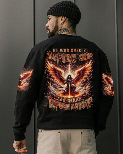 He Who Kneels Before God Warrior Men's All Over Print Shirt - Yhln2902243, easychoo.com