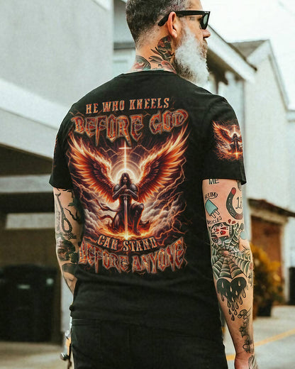 He Who Kneels Before God Warrior Men's All Over Print Shirt - Yhln2902243, easychoo.com