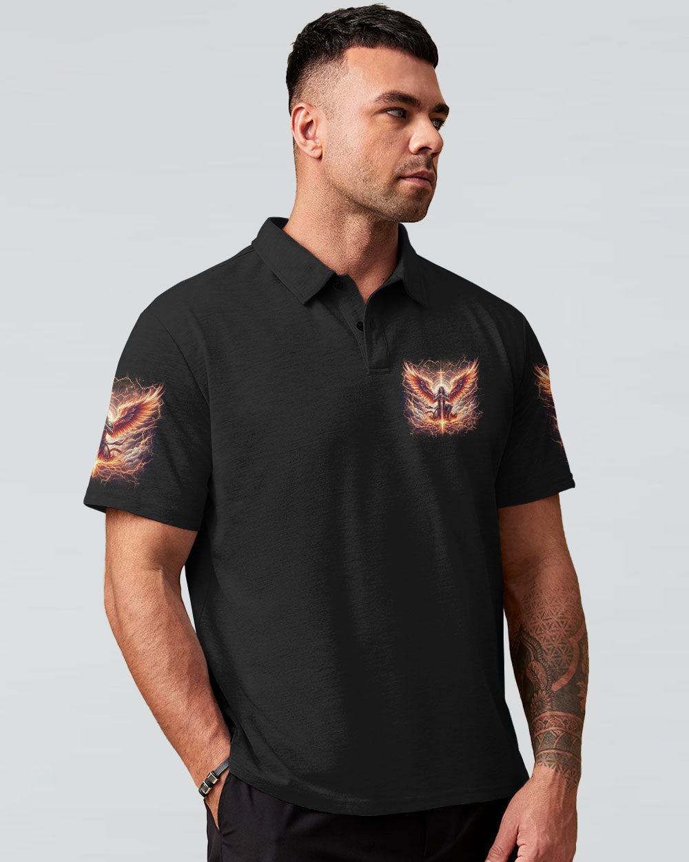 He Who Kneels Before God Warrior Men's All Over Print Shirt - Yhln2902243, easychoo.com