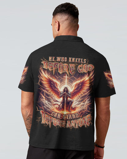 He Who Kneels Before God Warrior Men's All Over Print Shirt - Yhln2902243, easychoo.com