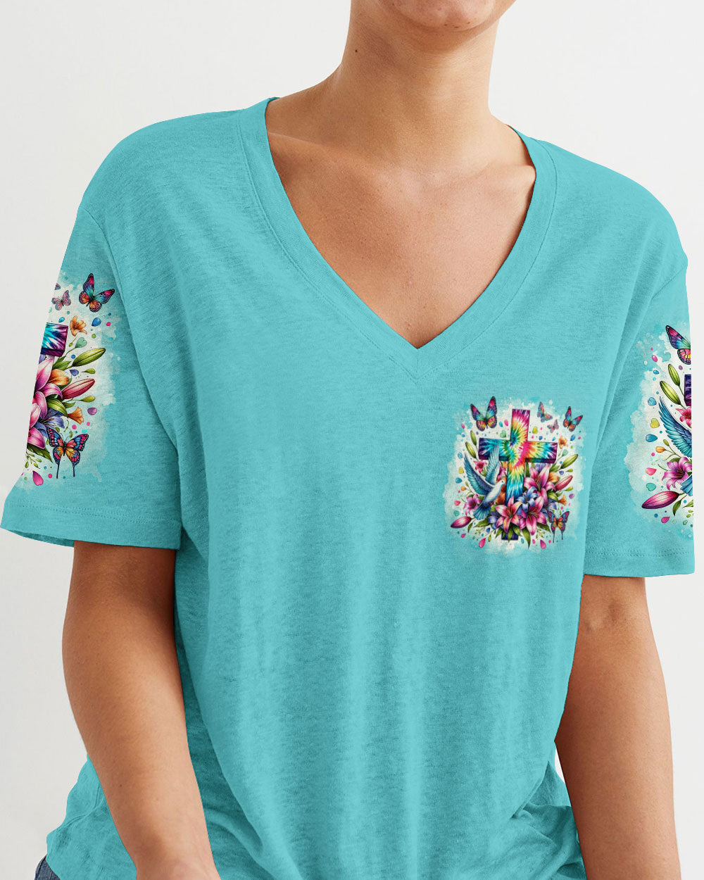 Lord Stood With Me Women's All Over Print Shirt - Ty1212231, easychoo.com