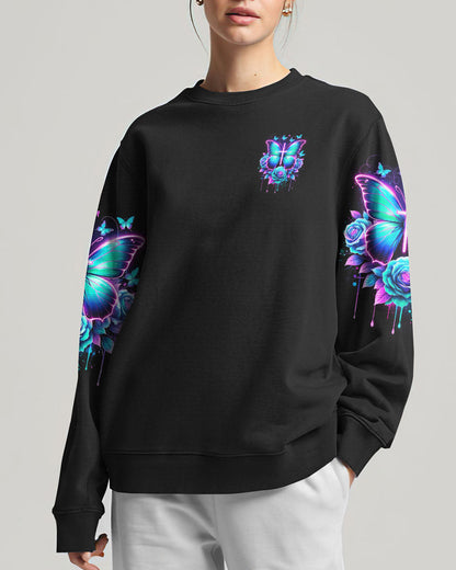 Pray About Everything Butterfly Women's All Over Print Shirt - Tlnz2901243, easychoo.com