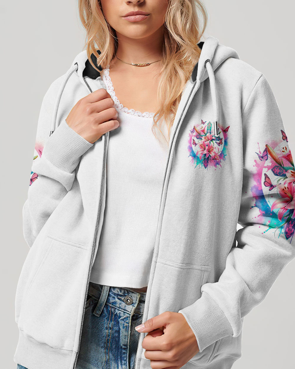 Choosing God Everyday Lilies Women's All Over Print Shirt - Tlnz0502244, easychoo.com