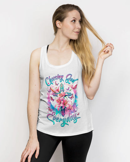 Choosing God Everyday Lilies Women's All Over Print Shirt - Tlnz0502244, easychoo.com