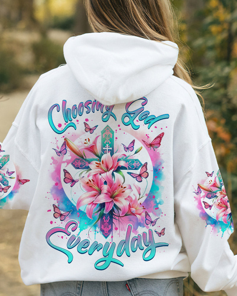 Choosing God Everyday Lilies Women's All Over Print Shirt - Tlnz0502244, easychoo.com