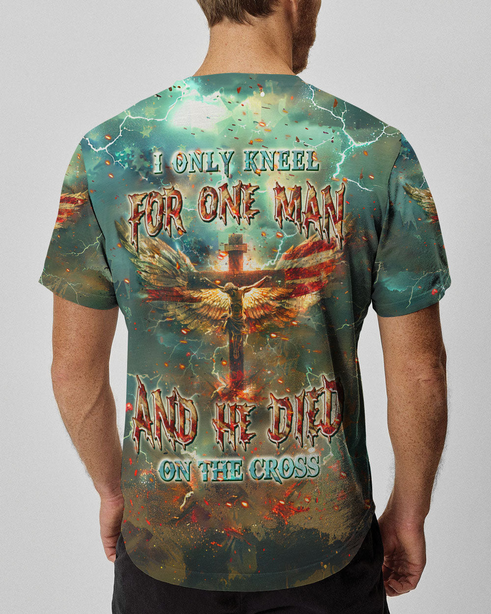 I Only Kneel For One Man Men's All Over Print Shirt - Tlpq2103241, easychoo.com