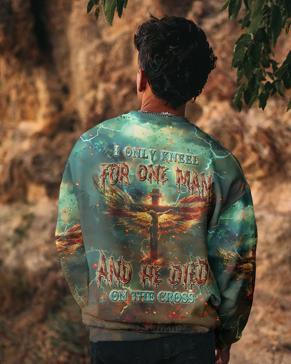 I Only Kneel For One Man Men's All Over Print Shirt - Tlpq2103241, easychoo.com