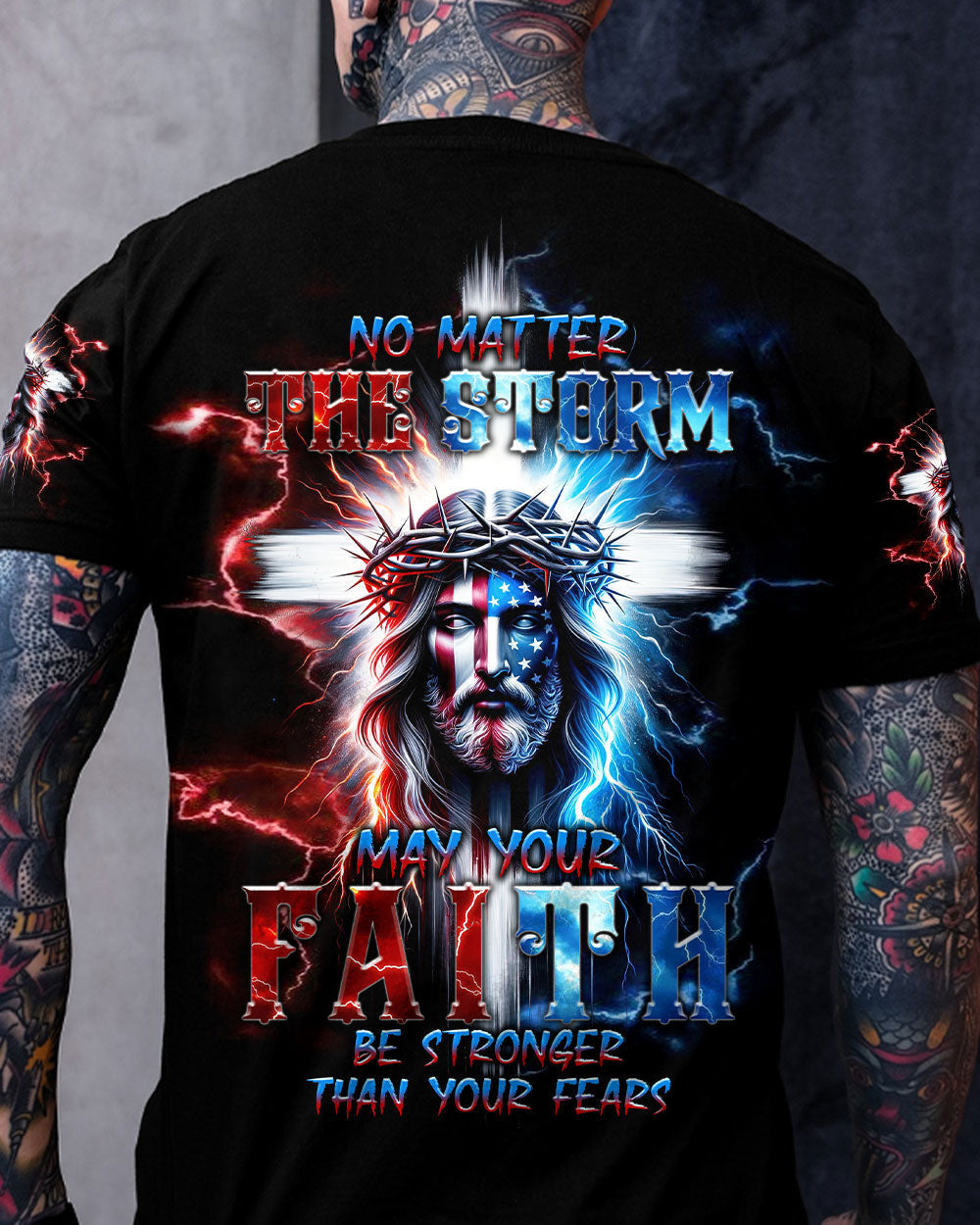 No Matter The Storm Men's All Over Print Shirt - Tlnt2610234, easychoo.com