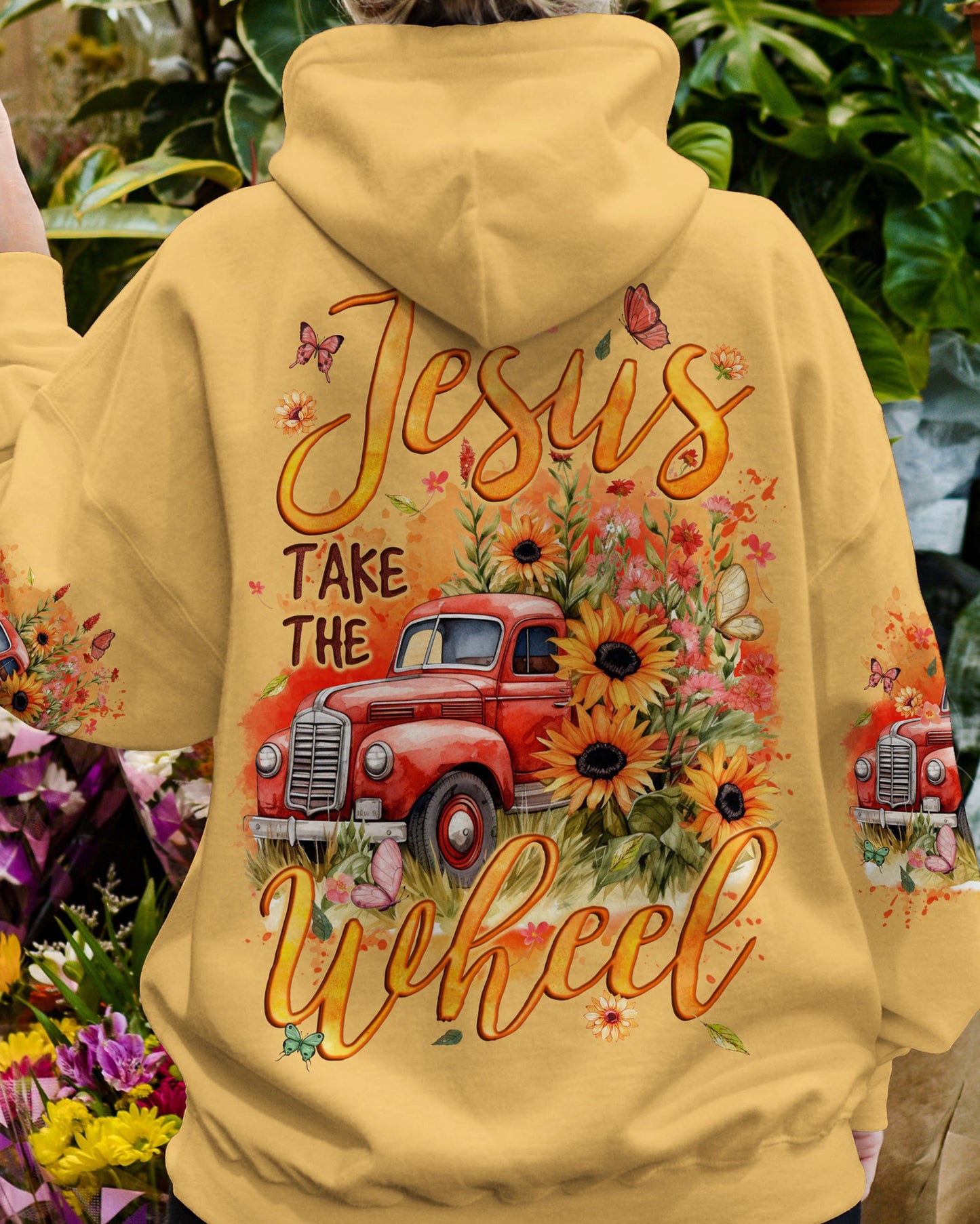 Jesus Take The Wheel Women's All Over Print Shirt - Tyqy0812232, easychoo.com