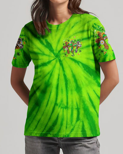 Not Lucky Just Blessed St Patrick's Day Women's All Over Print Shirt - Yhhn2501243, easychoo.com
