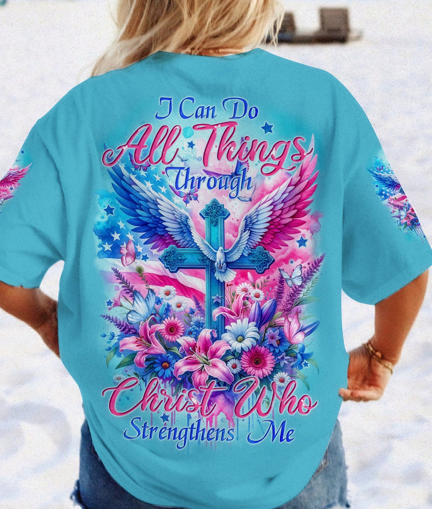 I Can Do All Things Women's All Over Print Shirt - Tyqy1311231, easychoo.com