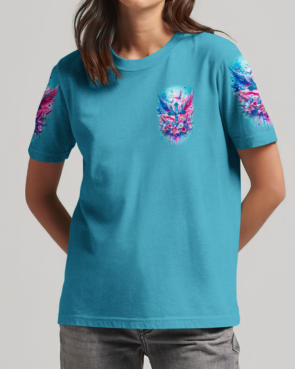 I Can Do All Things Women's All Over Print Shirt - Tyqy1311231, easychoo.com