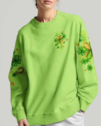 With God All Things Are Possible Patrick's Day Women's All Over Print Shirt - Tltw0301245, easychoo.com