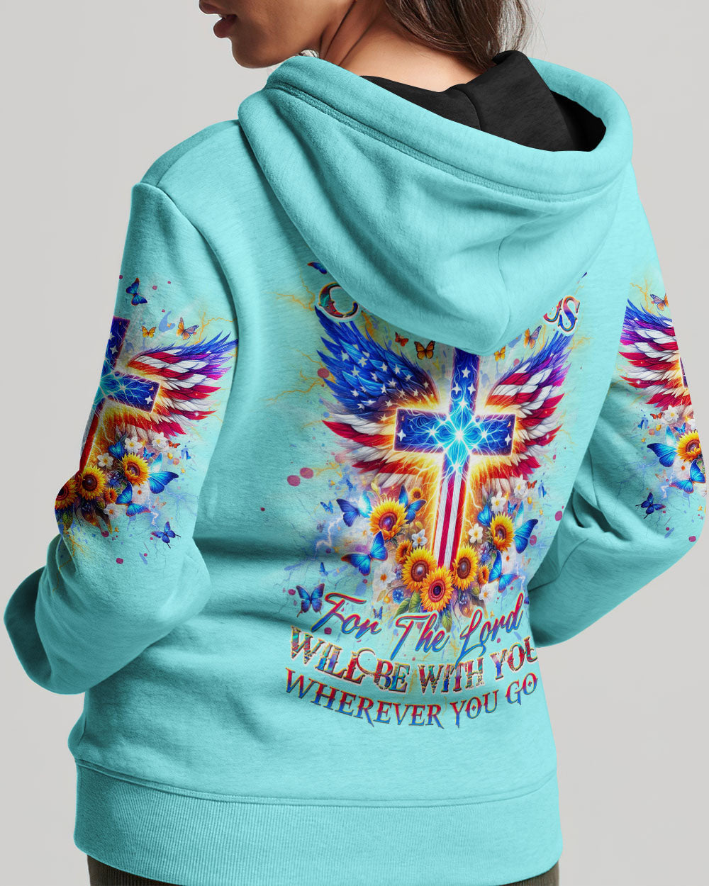 Be Strong And Courageous Women's All Over Print Shirt - Yhdu0401242, easychoo.com