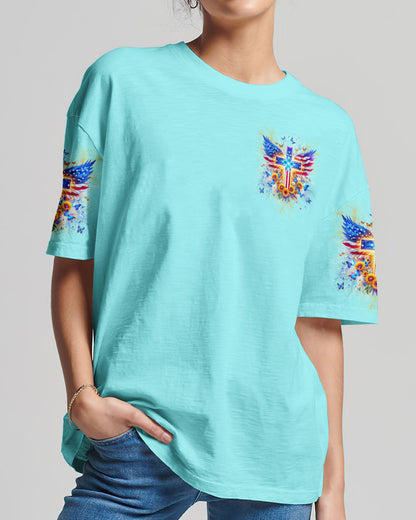 Be Strong And Courageous Women's All Over Print Shirt - Yhdu0401242, easychoo.com