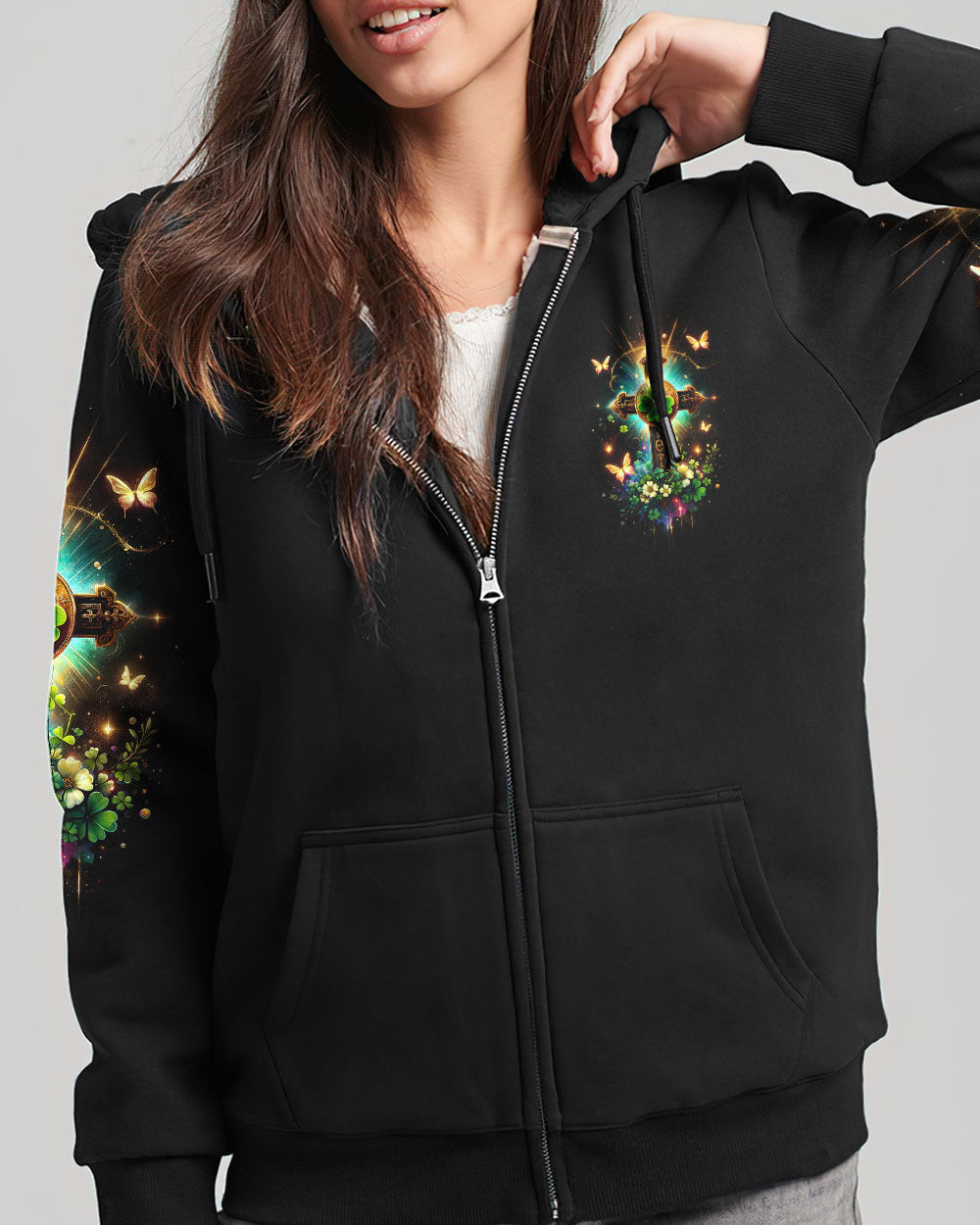 I Believe In God Patrick's Day Women's All Over Print Shirt - Tlno0501242, easychoo.com