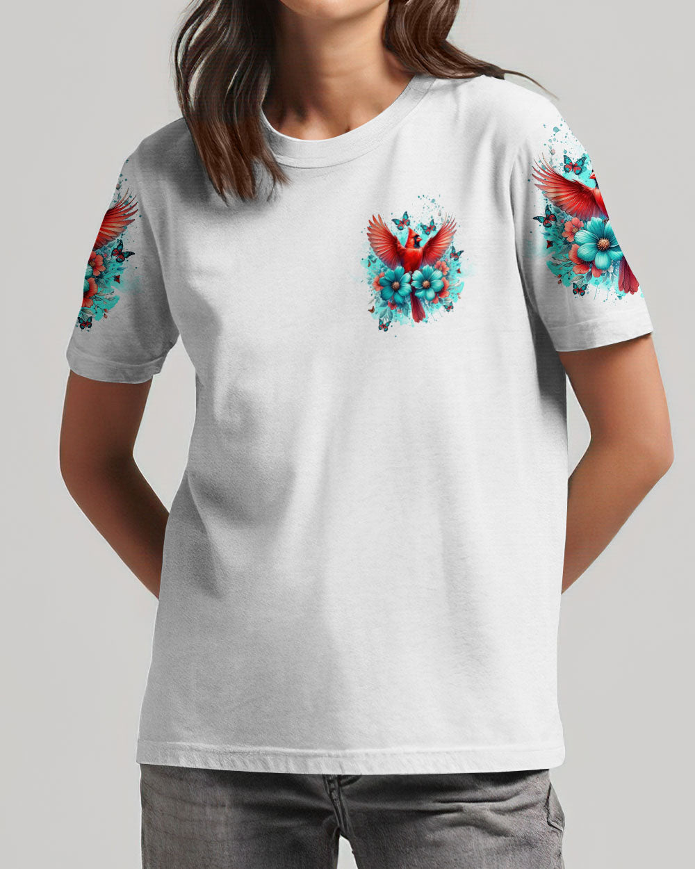 When Cardinals Appear Angels Are Near Women's All Over Print Shirt - Tlnt0812234, easychoo.com