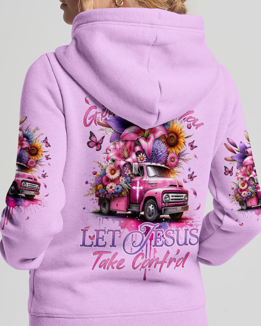 Jesus Take Control Women's All Over Print Shirt - Tytd2011232, easychoo.com