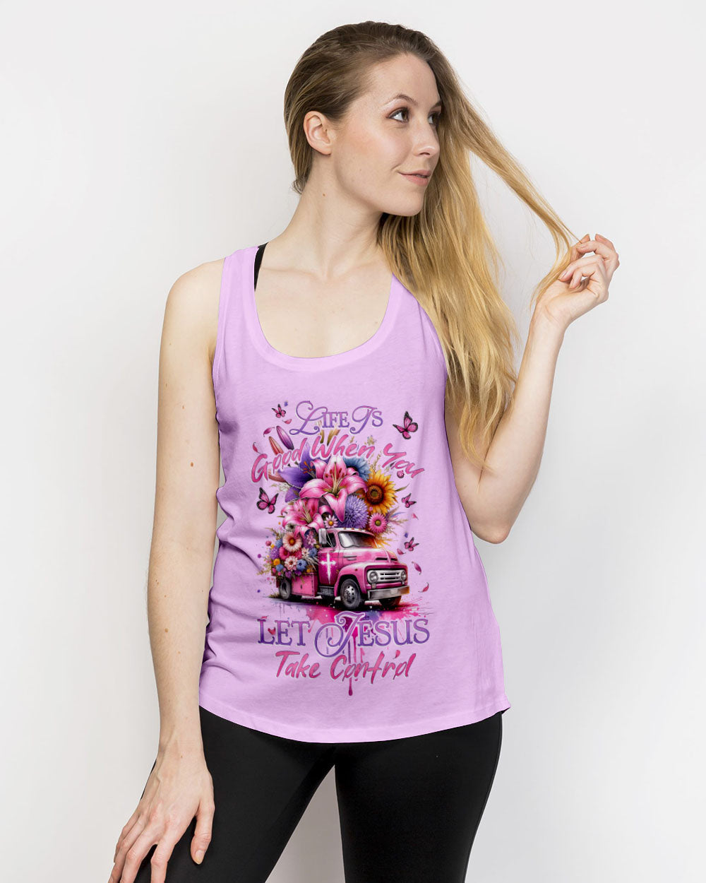 Jesus Take Control Women's All Over Print Shirt - Tytd2011232, easychoo.com