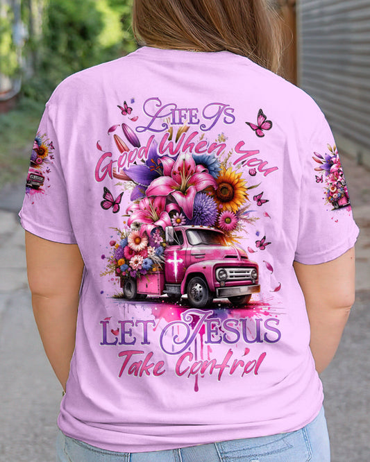 Jesus Take Control Women's All Over Print Shirt - Tytd2011232, easychoo.com