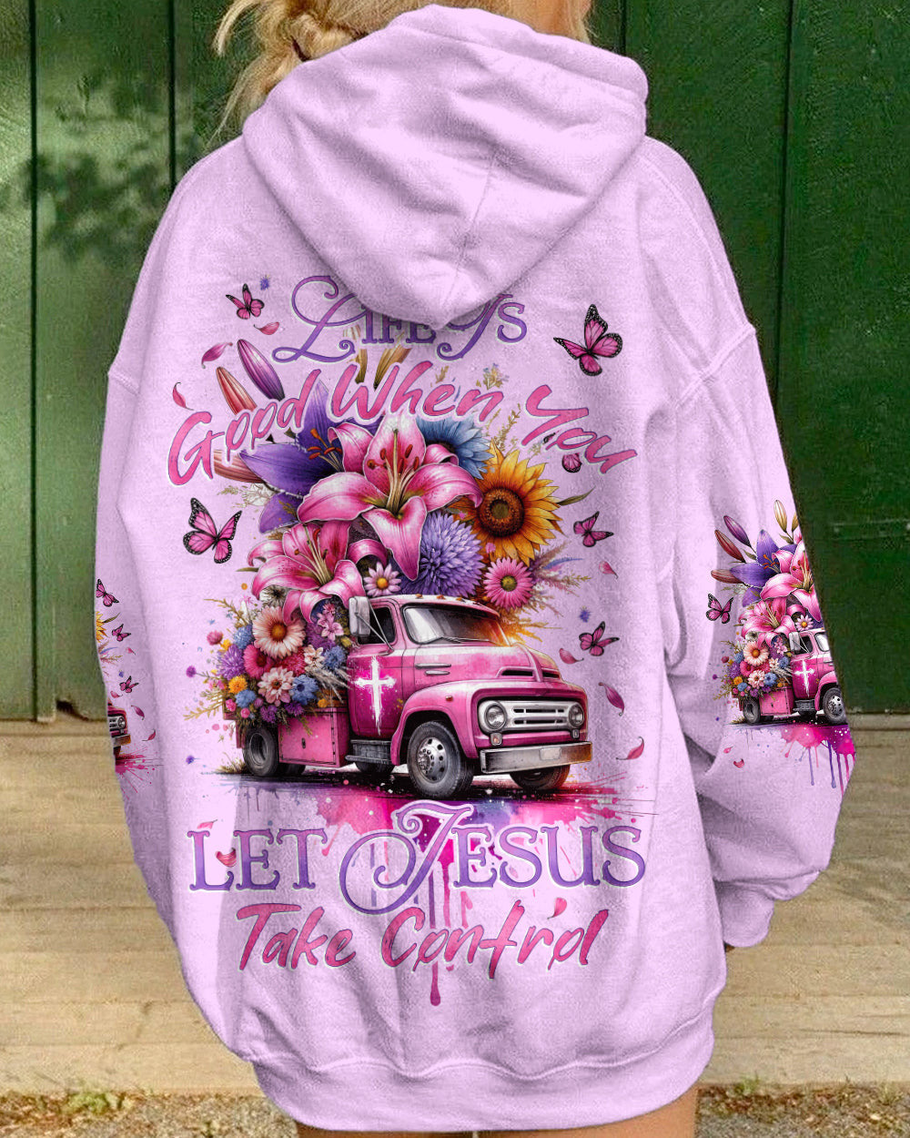 Jesus Take Control Women's All Over Print Shirt - Tytd2011232, easychoo.com