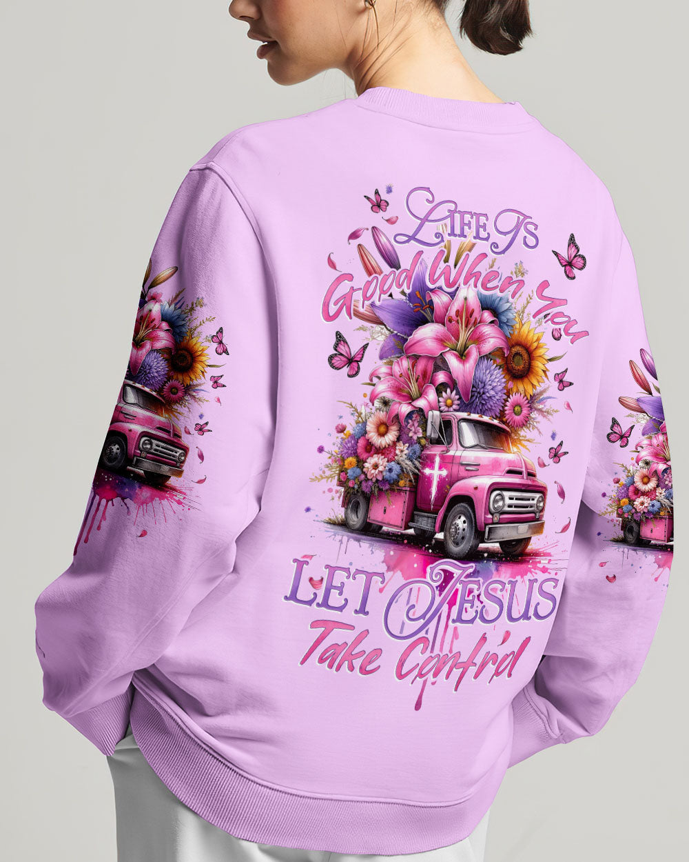 Jesus Take Control Women's All Over Print Shirt - Tytd2011232, easychoo.com