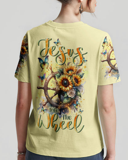 Jesus Take The Wheel Women's All Over Print Shirt - Tltr1711233, easychoo.com