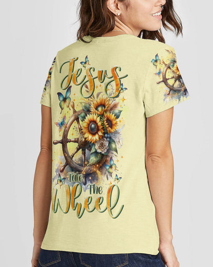 Jesus Take The Wheel Women's All Over Print Shirt - Tltr1711233, easychoo.com