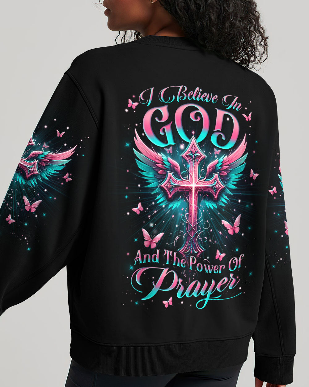 I Believe In God Women's All Over Print Shirt - Yhln1601242, easychoo.com