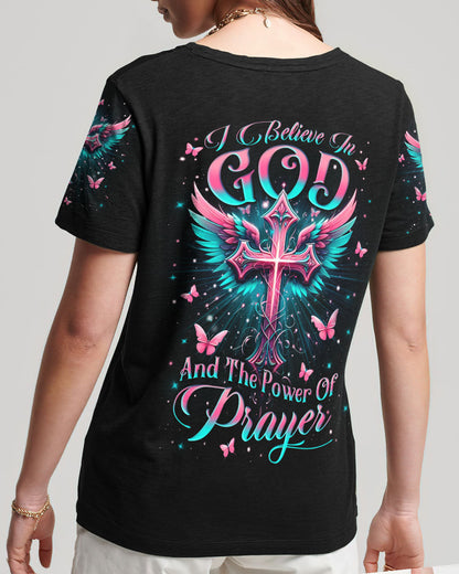 I Believe In God Women's All Over Print Shirt - Yhln1601242, easychoo.com