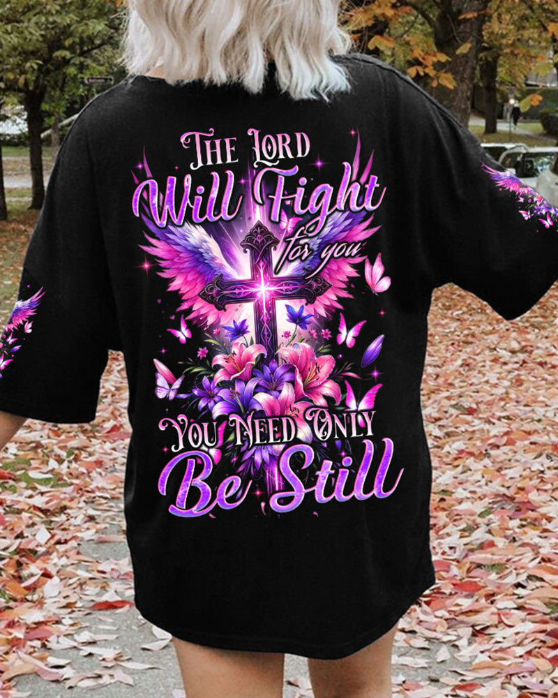 The Lord Will Fight For You Women's All Over Print Shirt - Tyqy1101242, easychoo.com