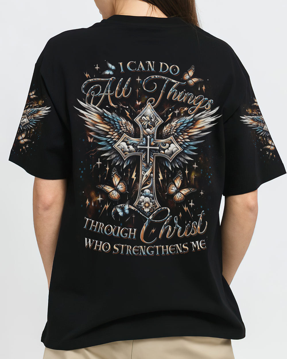 I Can Do All Things Women's All Over Print Shirt - Yhdu1901244, easychoo.com