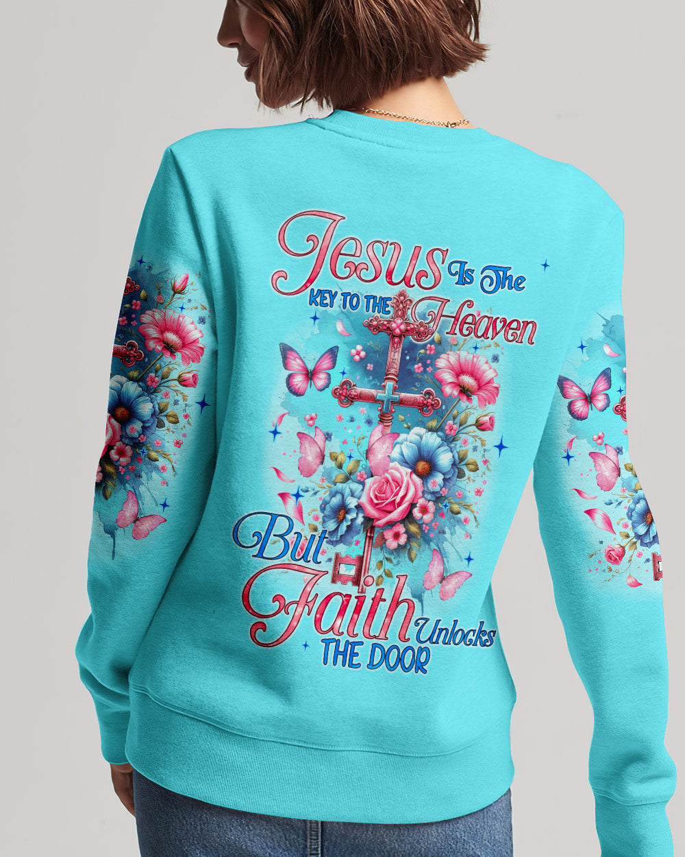 Jesus Is The Key To Heaven Women's All Over Print Shirt - Tyqy2811231, easychoo.com