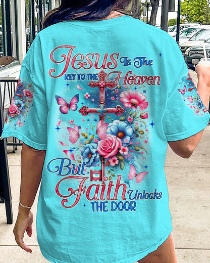 Jesus Is The Key To Heaven Women's All Over Print Shirt - Tyqy2811231, easychoo.com