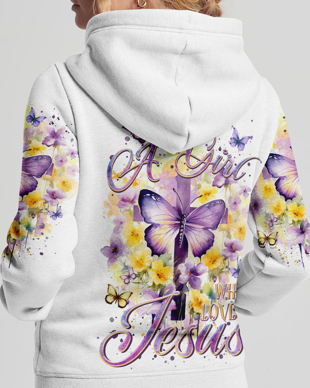 Just A Girl Who Loves Jesus Women's All Over Print Shirt - Tltr2812233, easychoo.com