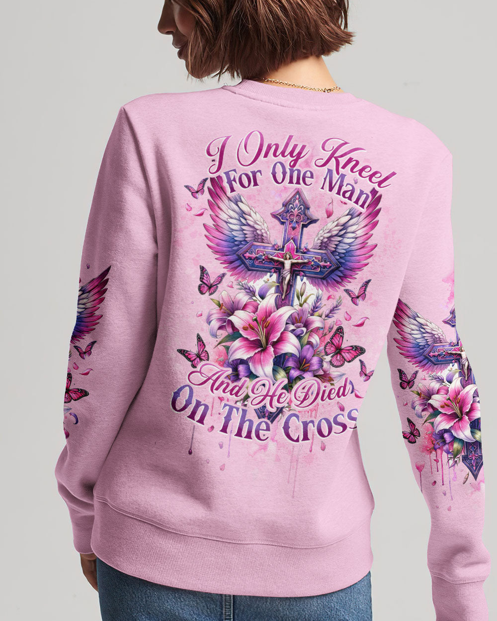 I Only Kneel For One Man Women's All Over Print Shirt - Tytd0601243, easychoo.com