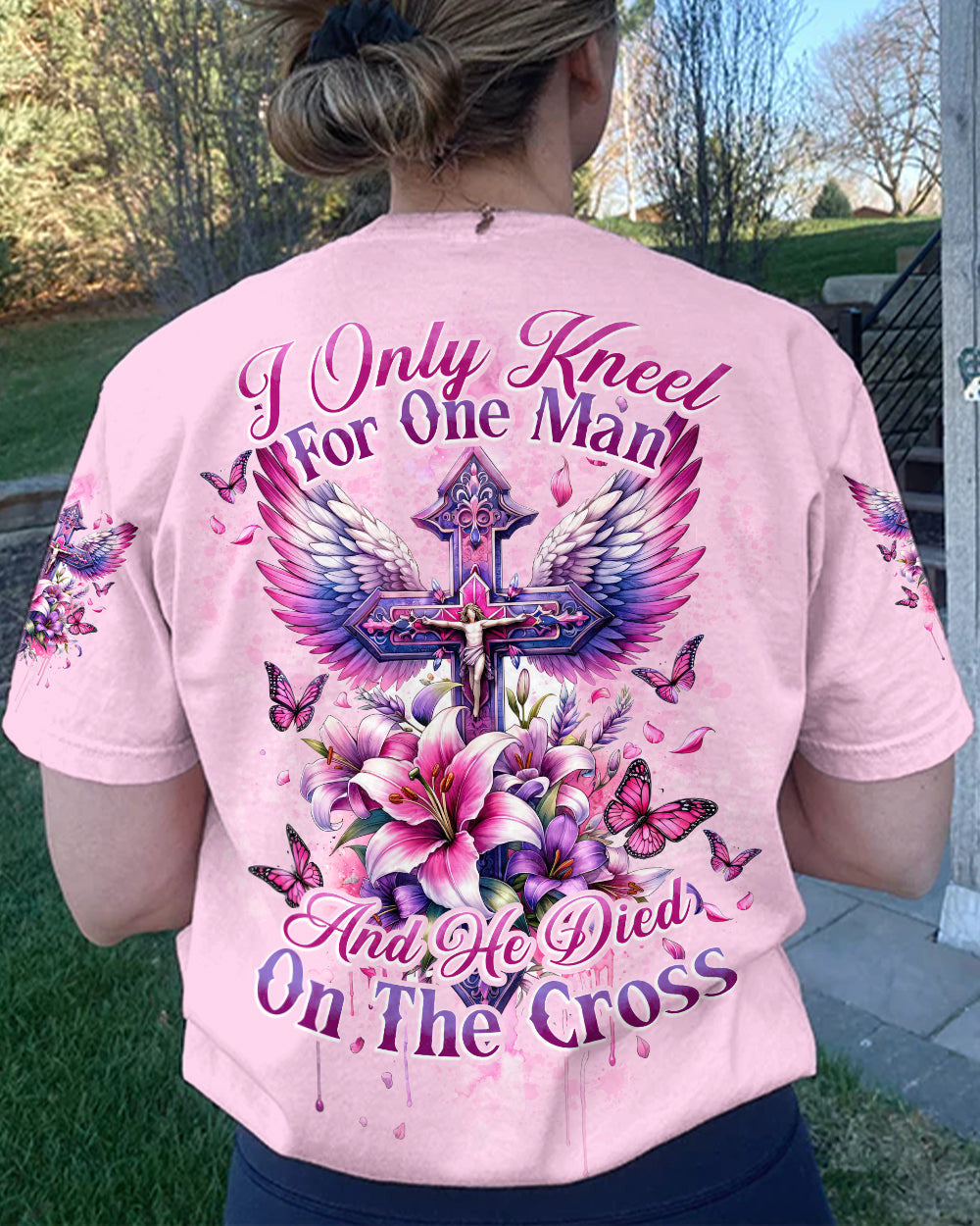 I Only Kneel For One Man Women's All Over Print Shirt - Tytd0601243, easychoo.com