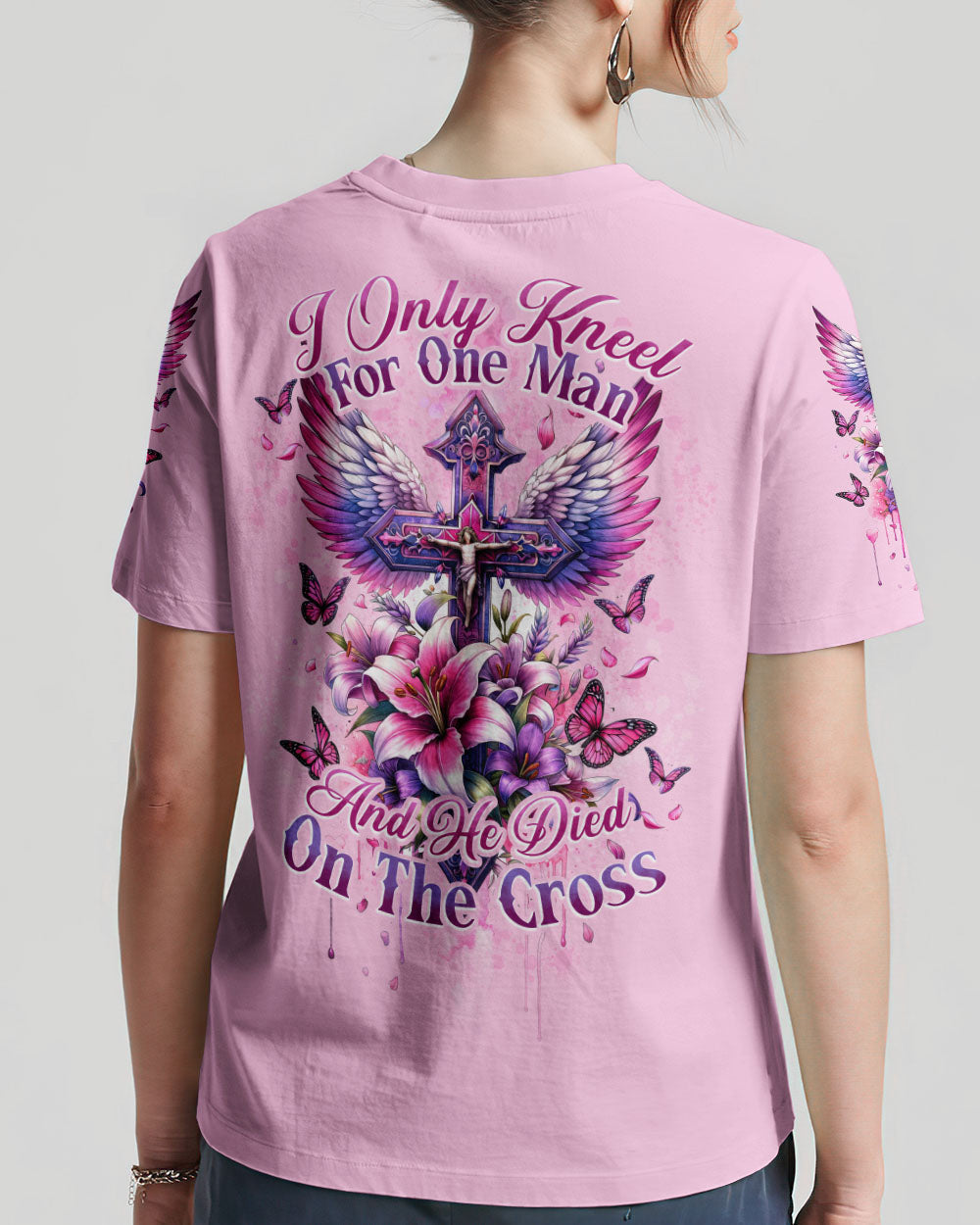 I Only Kneel For One Man Women's All Over Print Shirt - Tytd0601243, easychoo.com