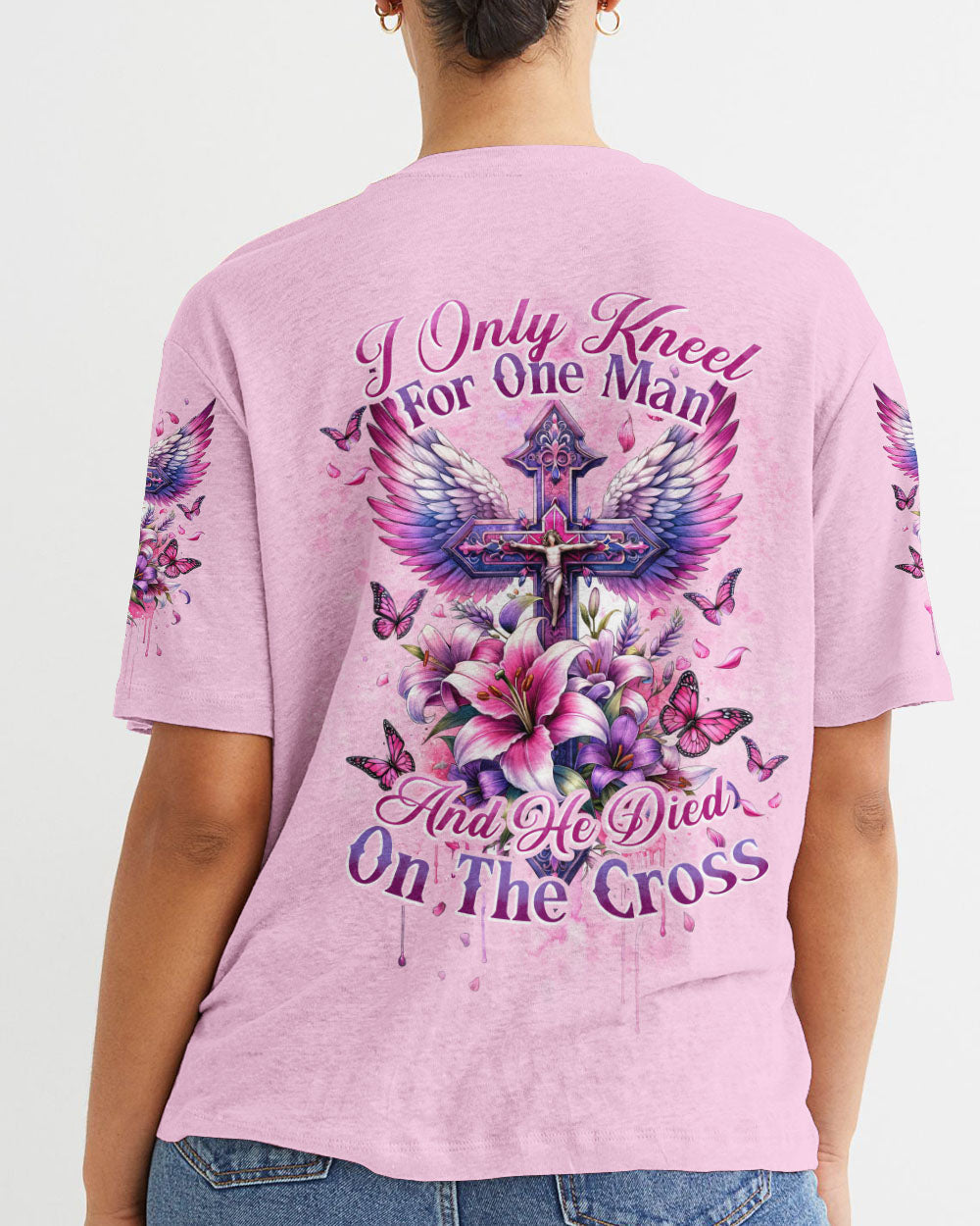 I Only Kneel For One Man Women's All Over Print Shirt - Tytd0601243, easychoo.com