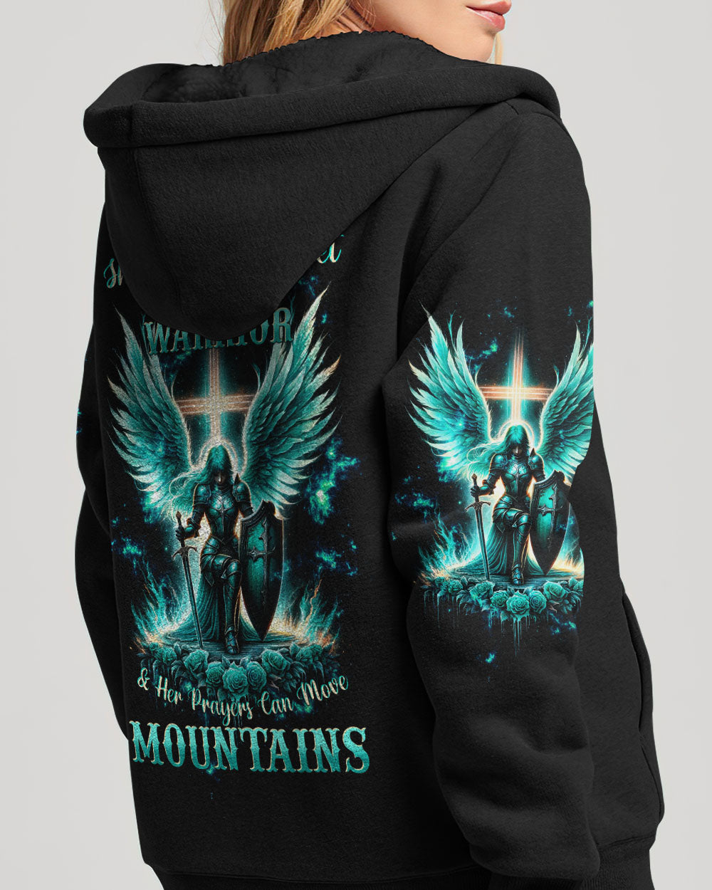 Prayers Can Move Mountains Warrior Wings Wings Women's All Over Print Shirt - Tltw2912234, easychoo.com